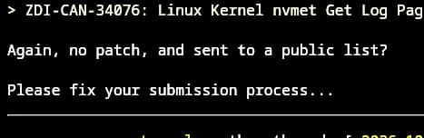Illustration of Linux kernel security and publicly disclosed vulnerability reports