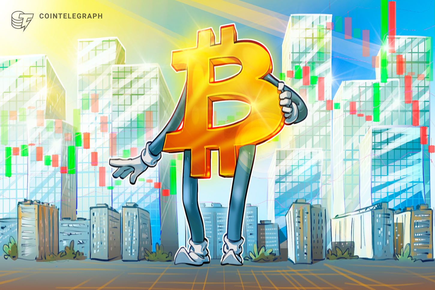 Illustration of Bitcoin ETF inflows and outflows