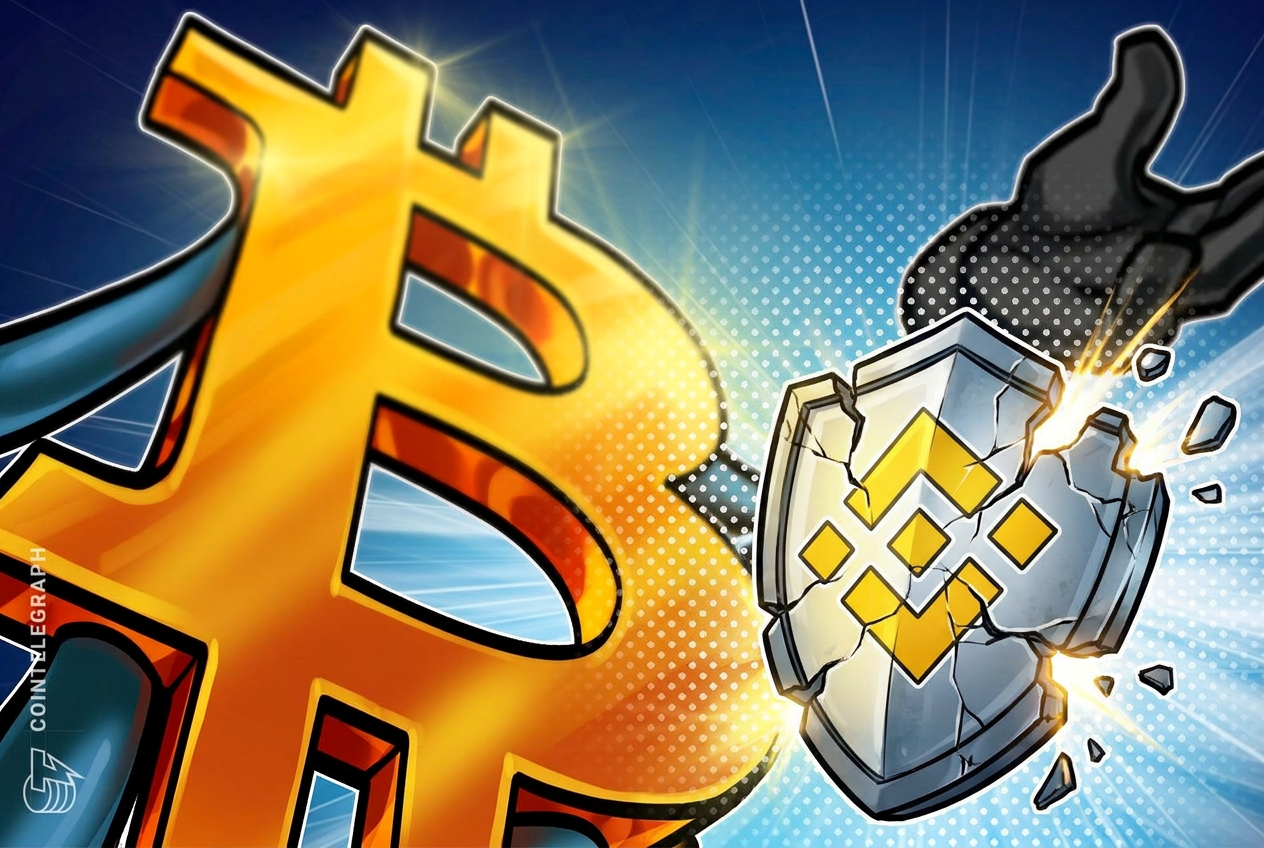 Digital representation of Bitcoin token against a dynamic financial market backdrop