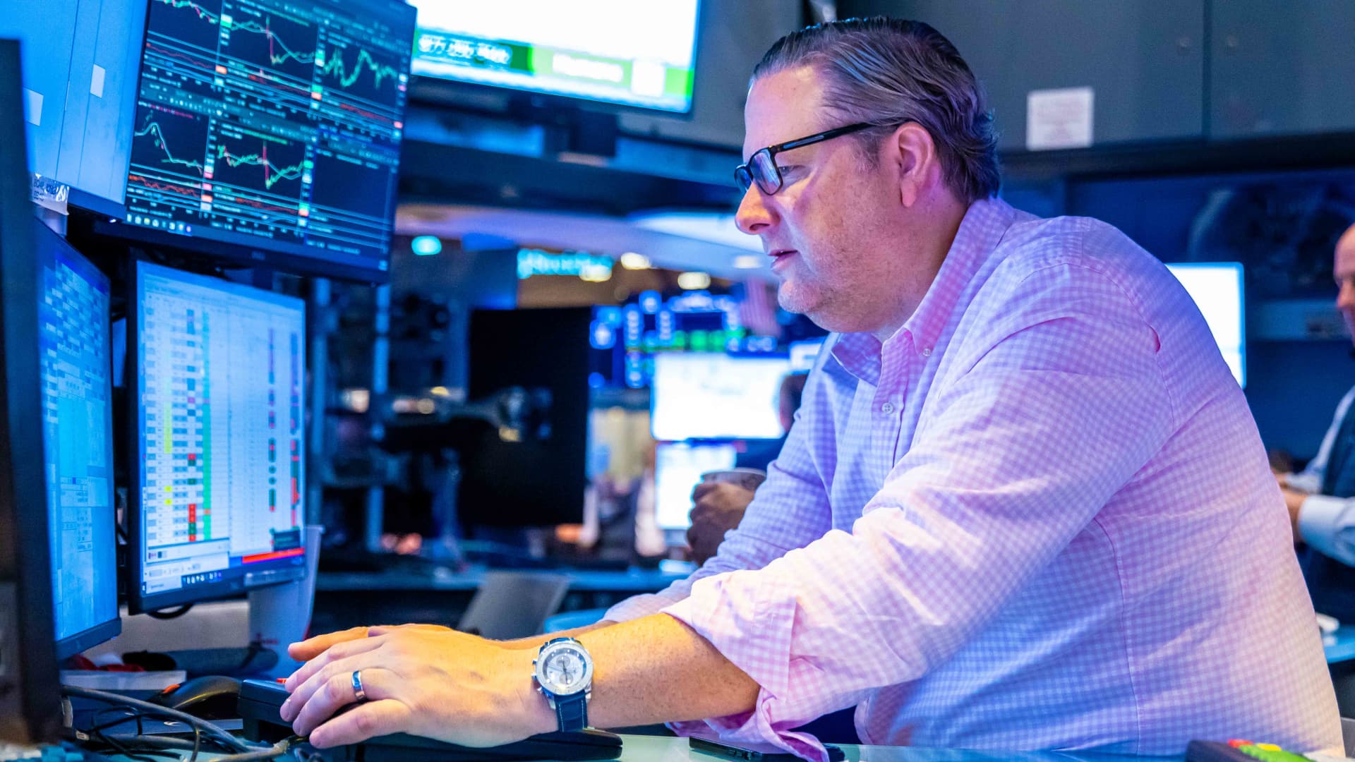 Stock-market display showing U.S. equity index futures