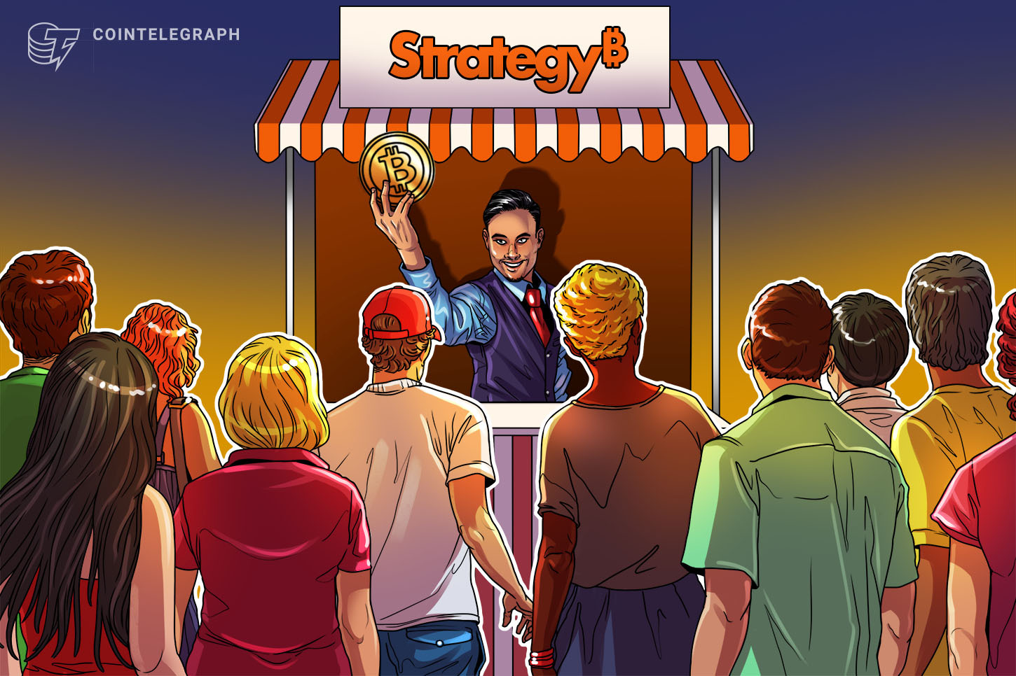 Strategy preferred stock tickers STRC, STRF, STRK and STRD alongside a daily dividend calendar