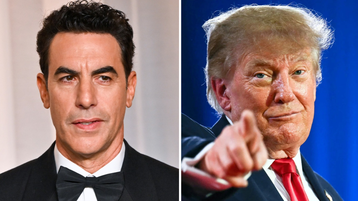 Comedian Sacha Baron Cohen discussing his revived satirical character Ali G