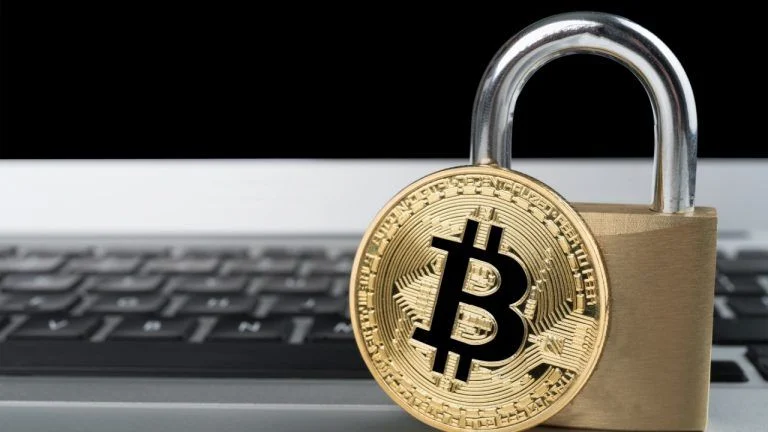A computer screen showing Bitcoin Core open-source code and algorithmic security inspection metrics.
