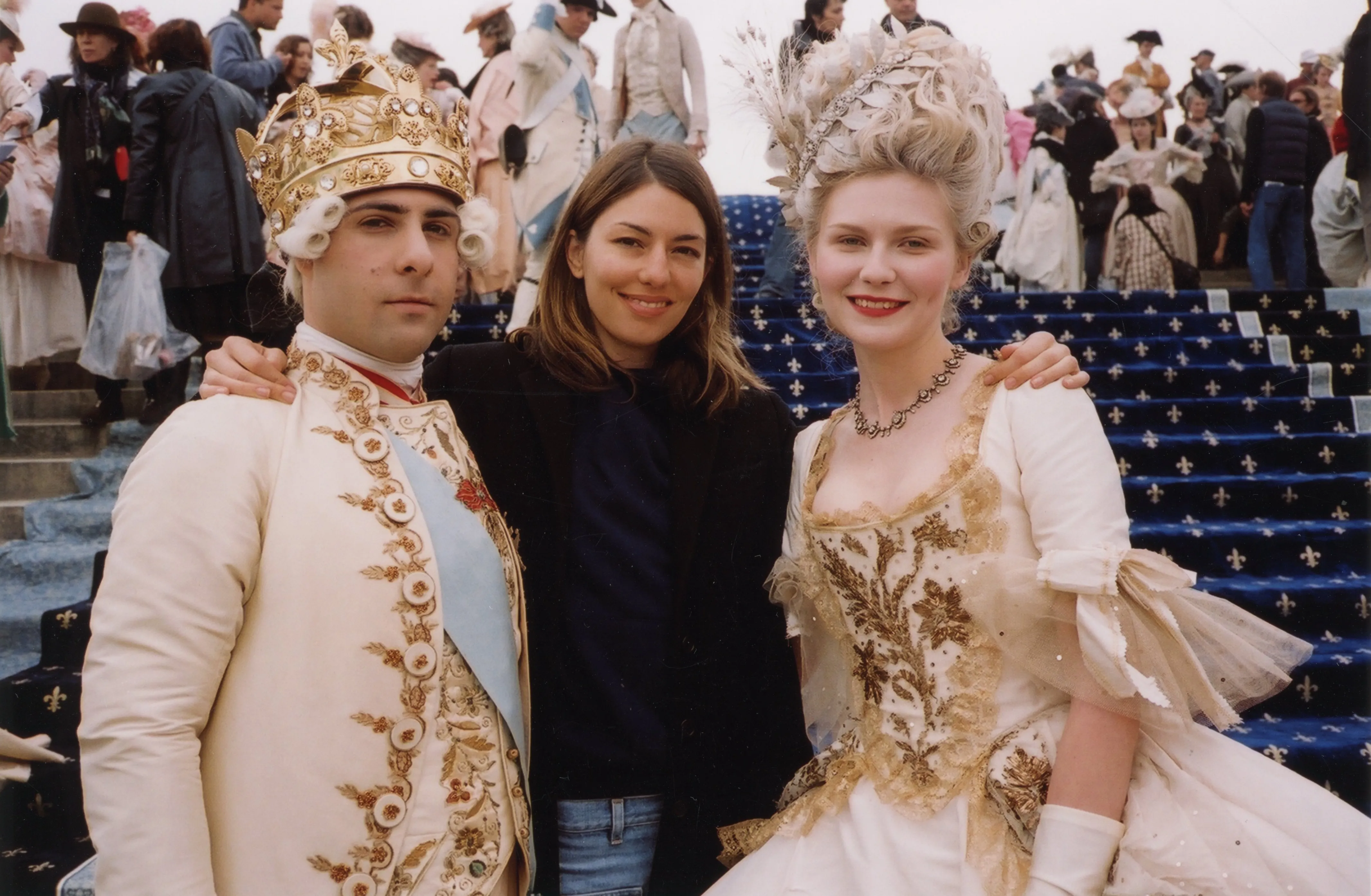Sofia Coppola directing on set during the production of Marie Antoinette at Versailles