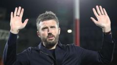 Michael Carrick, the Manchester United manager facing growing scrutiny