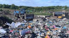 Household recycling bins in Scotland