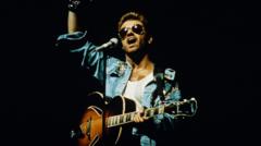 George Michael’s sunburst Gretsch guitar from the Faith music video