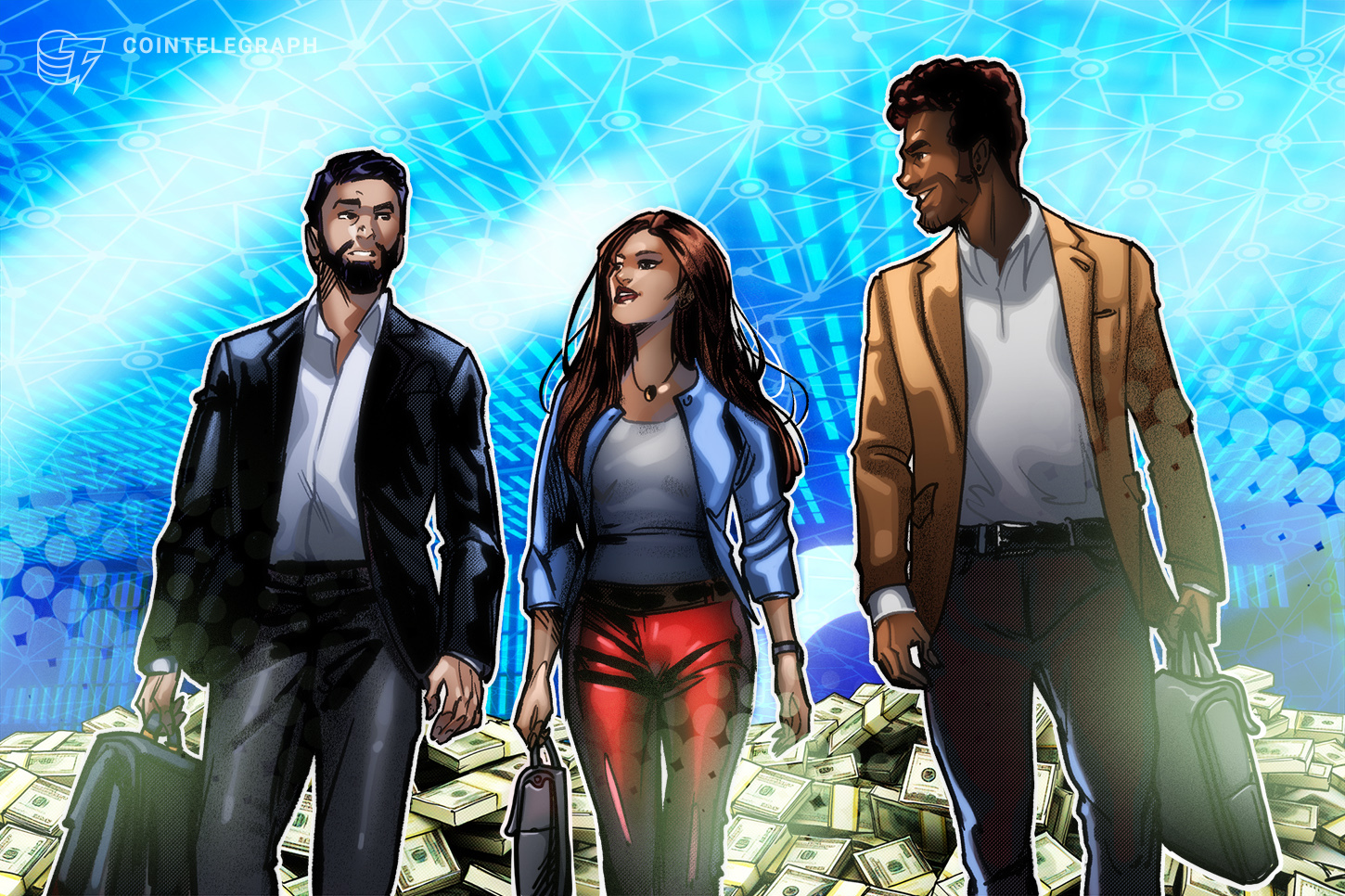 Illustration of computing infrastructure connecting Bitcoin mining and artificial intelligence