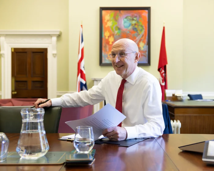 John Healey preparing for the budget