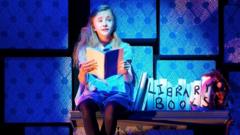 Stage production scene from Matilda The Musical celebrating its 15th anniversary in London's West End