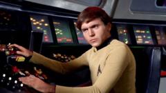 Walter Koenig portraying Pavel Chekov in the original Star Trek series